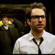 Charlie Day in Pacific Rim, with Burn Gorman saluting in the background.